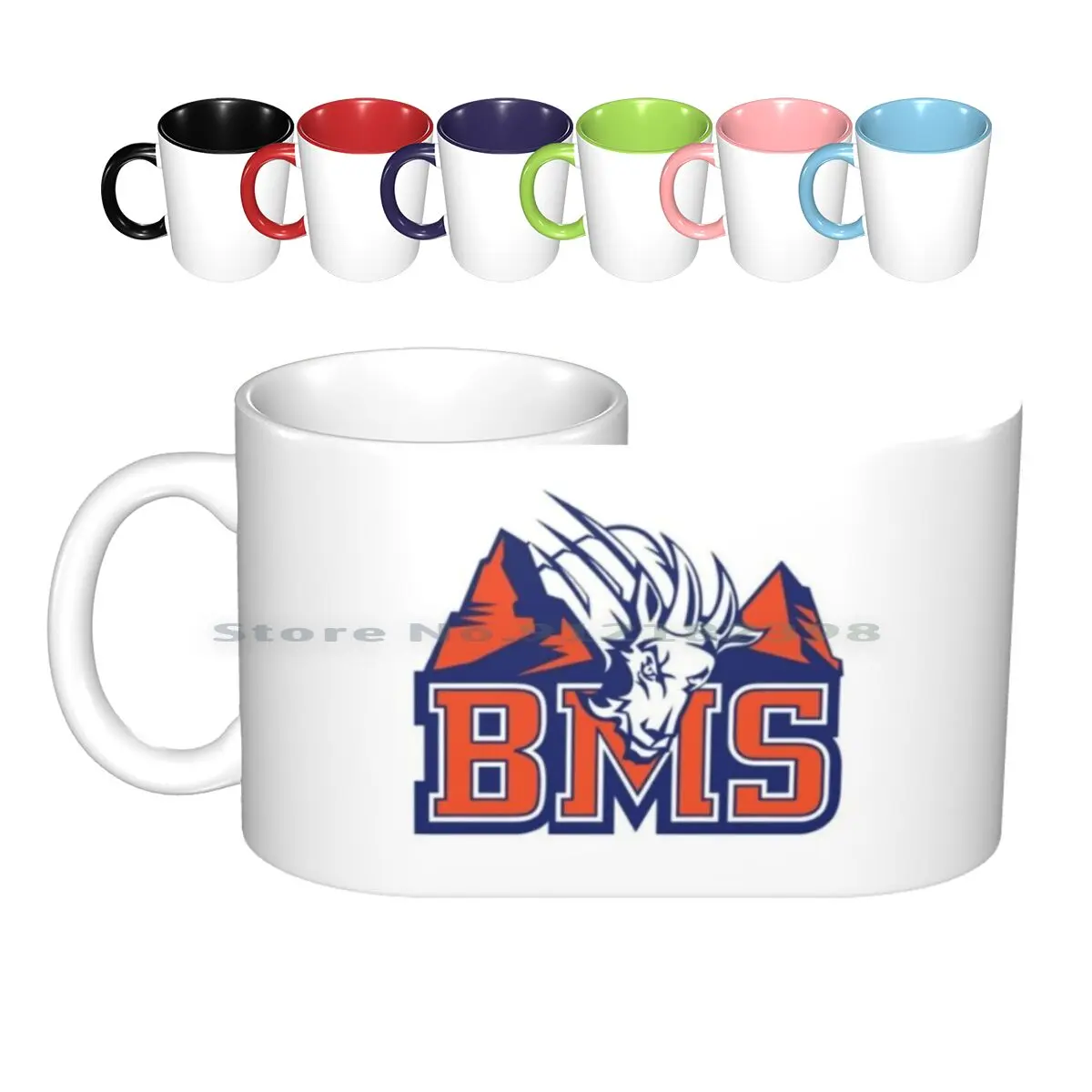 Blue Mountain State Logo Ceramic Mugs Coffee Cups Milk Tea Mug Blue Mountain State Logo Symbol University Campus Thad Alex