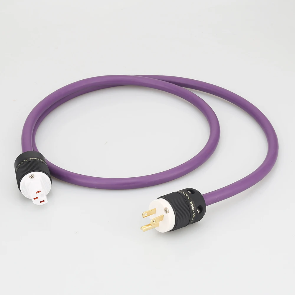 

ac-313 6N power cable with gold plated US power plug CD AMP hifi power cord cable