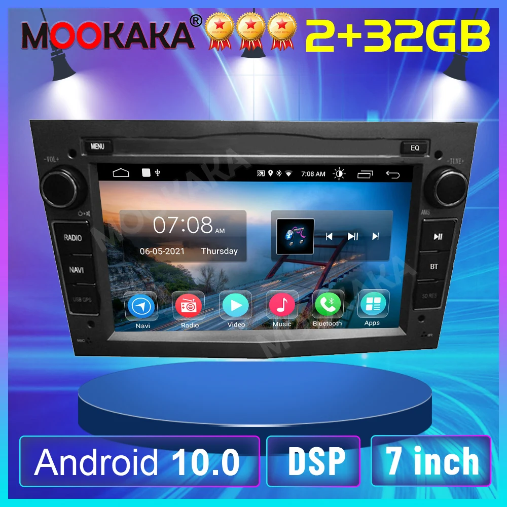 

7“inch Android 10.0 2G+32GB Car Player For Opel Vectra C Zafira B Corsa D C Astra H G J Meriva Car GPS Navi Head Unit Radio