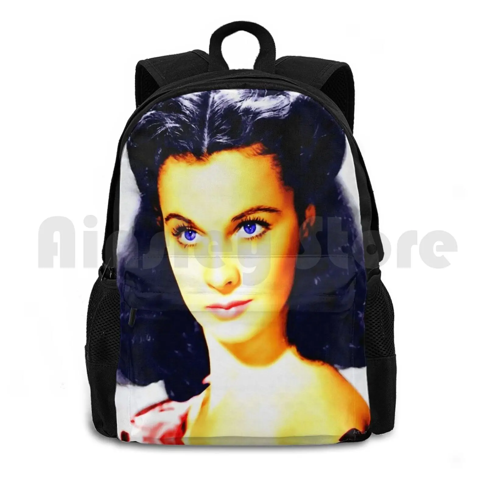 

Vivien Leigh In Gone With The Wind Outdoor Hiking Backpack Waterproof Camping Travel Actress Cinema Movies Movie Vivien Leigh