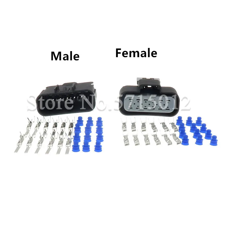 12 Hole 15326915 15326910 Auto Waterproof Connector Electrical Automotive Socket Female Male For Car Cable Wiring Harness