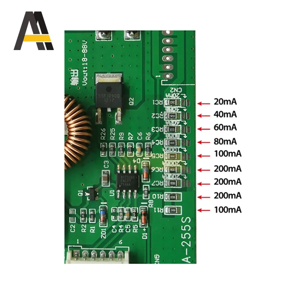 CA-255S 10-48 pollici LED LCD TV retroilluminazione scheda corrente costante Boost Driver scheda Inverter 22-60 pollici 55-255V corrente Booster Boa