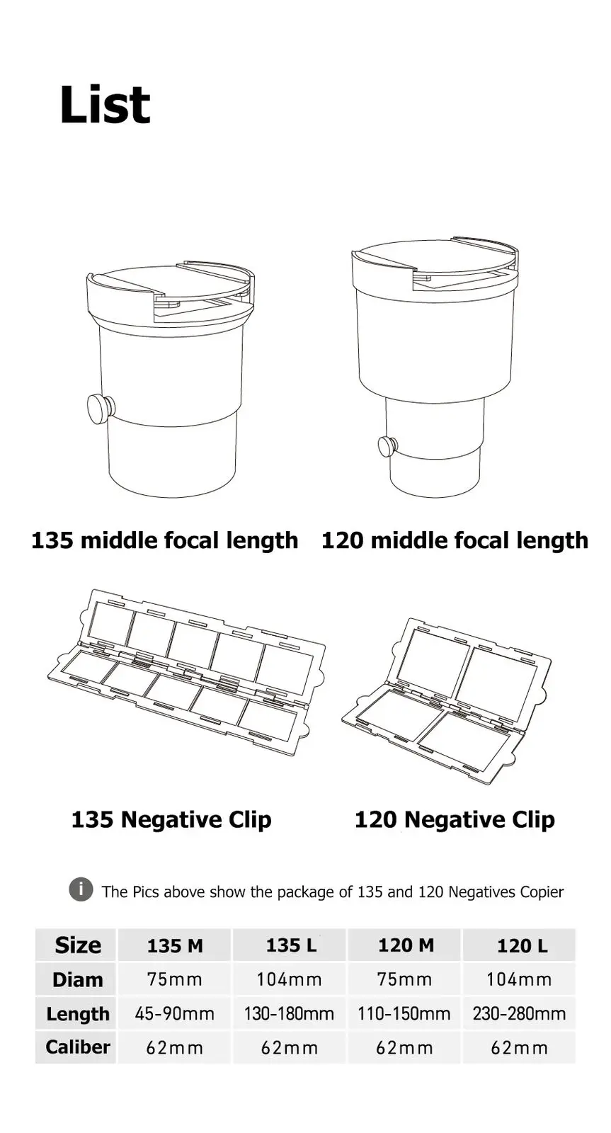 Camflix ฟิล์ม Digitizing อะแดปเตอร์สไลด์ 120 ยาวโฟกัสความยาวลบเครื่องถ่ายเอกสารสไลด์ Digital Converter เครื่องสแกนฟิล์มแทนที่