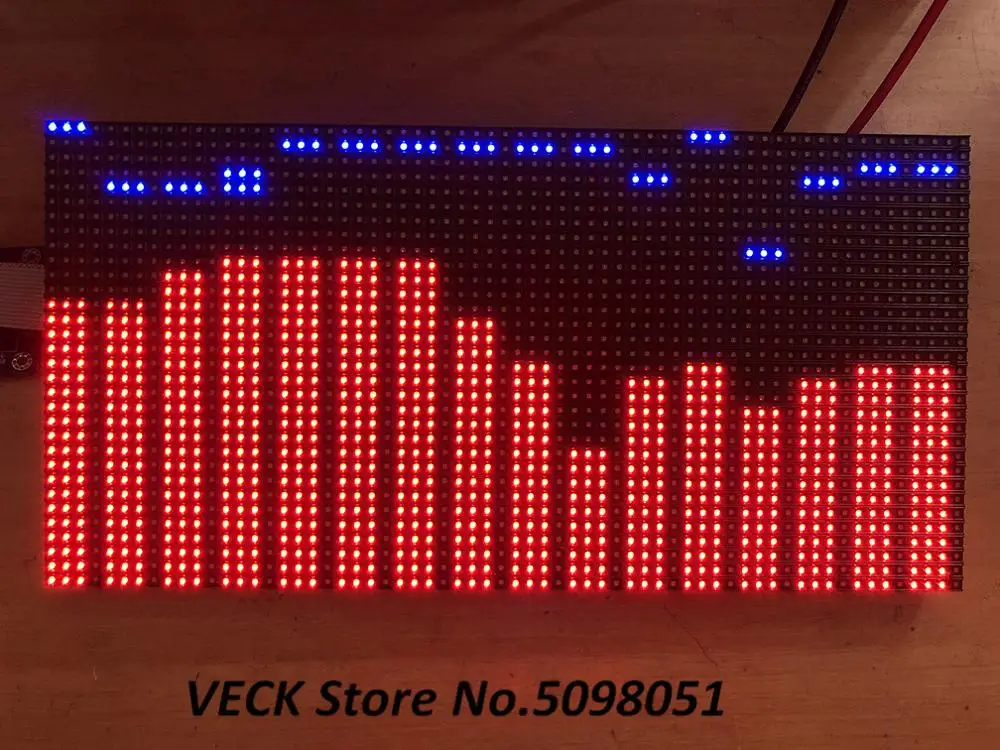 AS3264 Full Color RGB Music Spectrum Display 2048 Point LED Light