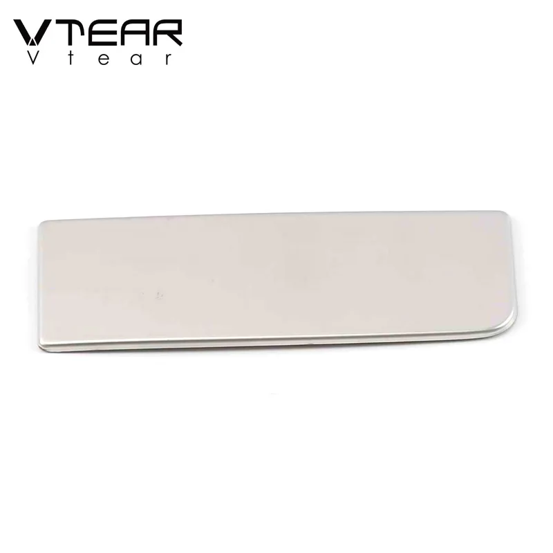 Vtear for Skoda Karoq Car Stainless Steel Glove Box Storage Box Switch Door Handle Cover Trim Sequin Decoration Accessories Auto