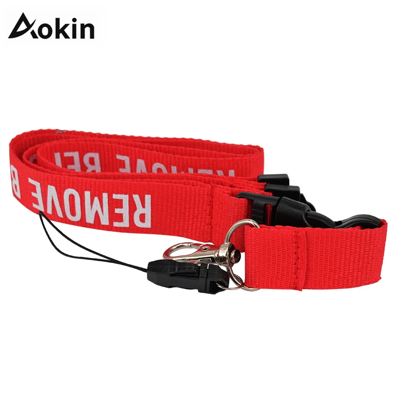 Aokin Lanyards Remove Before Flight Keychain Strap For Card Badge Gym Key Chain Lanyard Key Holder Hang Rope Mix Lot Lanyard