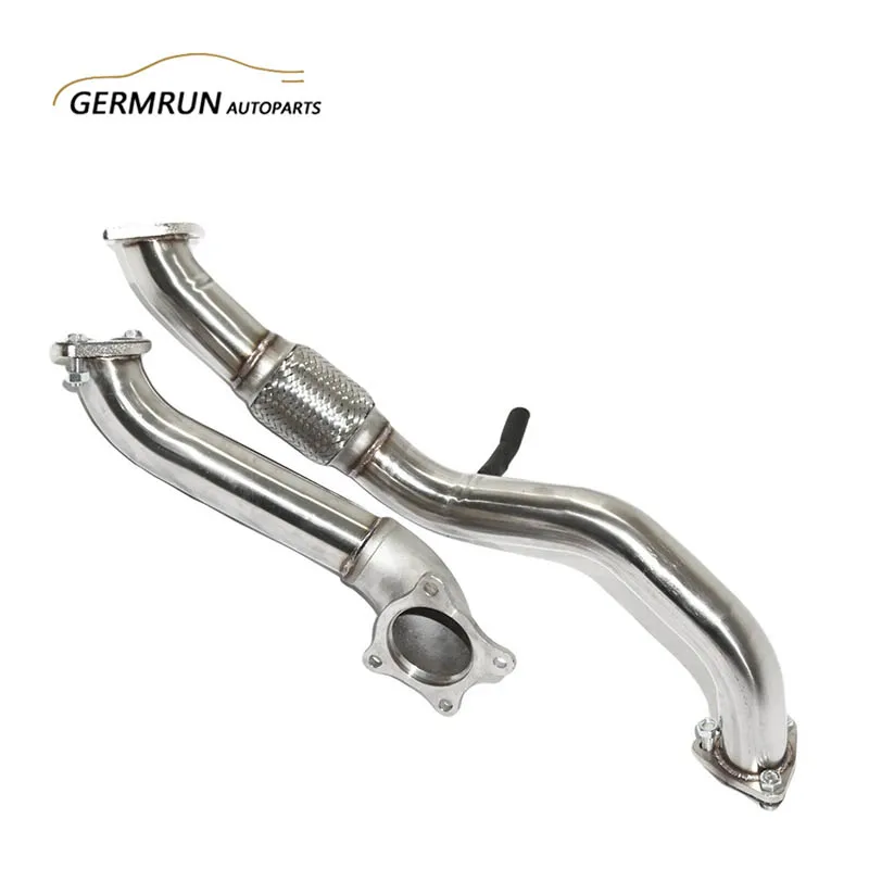 

SS 2.5" Downpipe Fit For Honda Civic 16-18 1.5 Turbo EX SI FC FK7 Two Pieces Design