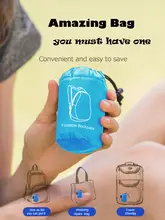 Lightweight Foldable Nylon Backpack for Travel #4