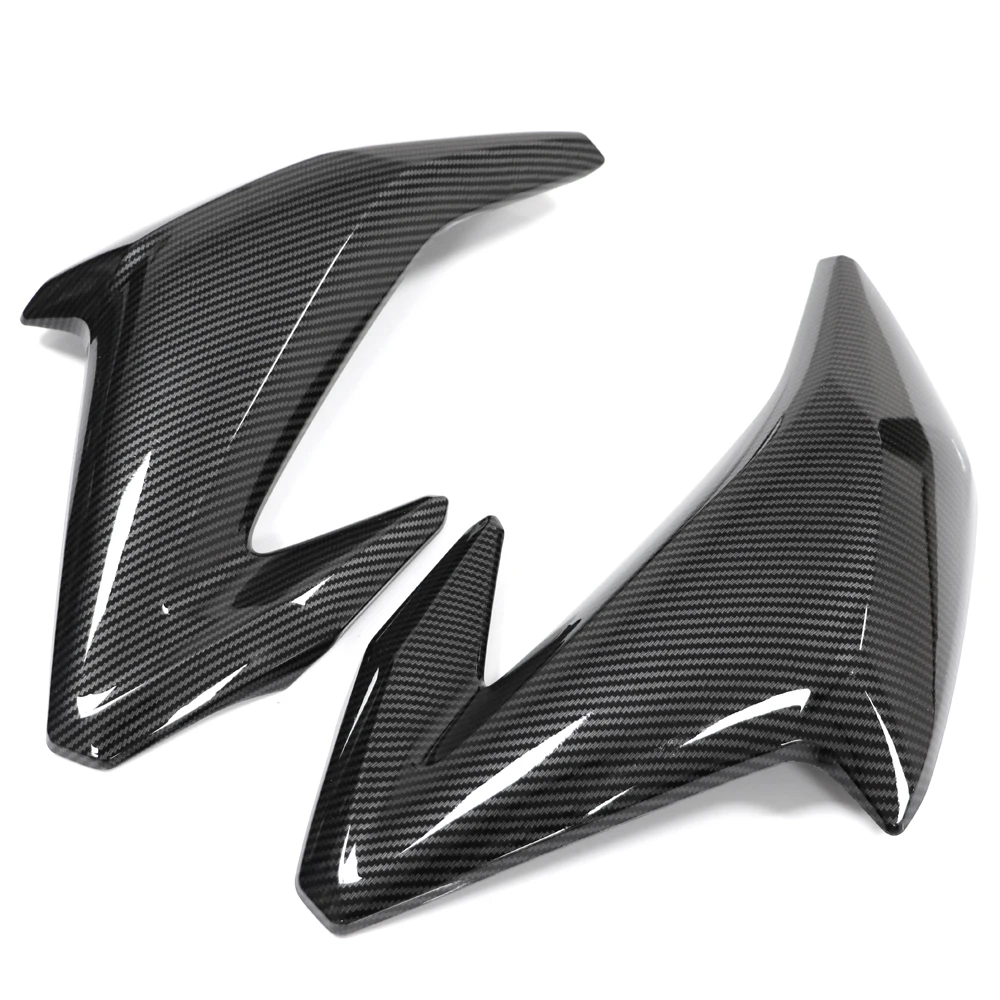 Carbon Fiber Paint Gas Tank Side Trim Insert Cover Panel Fairing For Kawasaki Z900 2017 2018 2019 17 18 19