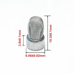 Free Shipping 20pieces Stainless Steel Micro Filter 10.3*6.06*3.8mm for Unviersal Fuel Injector Repair Kits (AY-F509BS)
