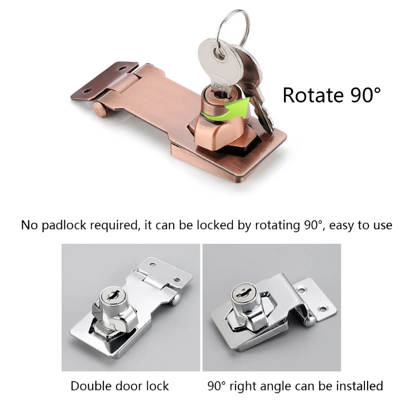 لكمة خالية مع قفل أقفال أدراج صندوق البريد خزانة مزدوجة باب قفل خزانة مكتب خزانة الأمن قفل مجمع مع المسمار #5