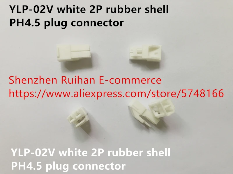 Conector de plugue ph4.5-original novo 2p branco
