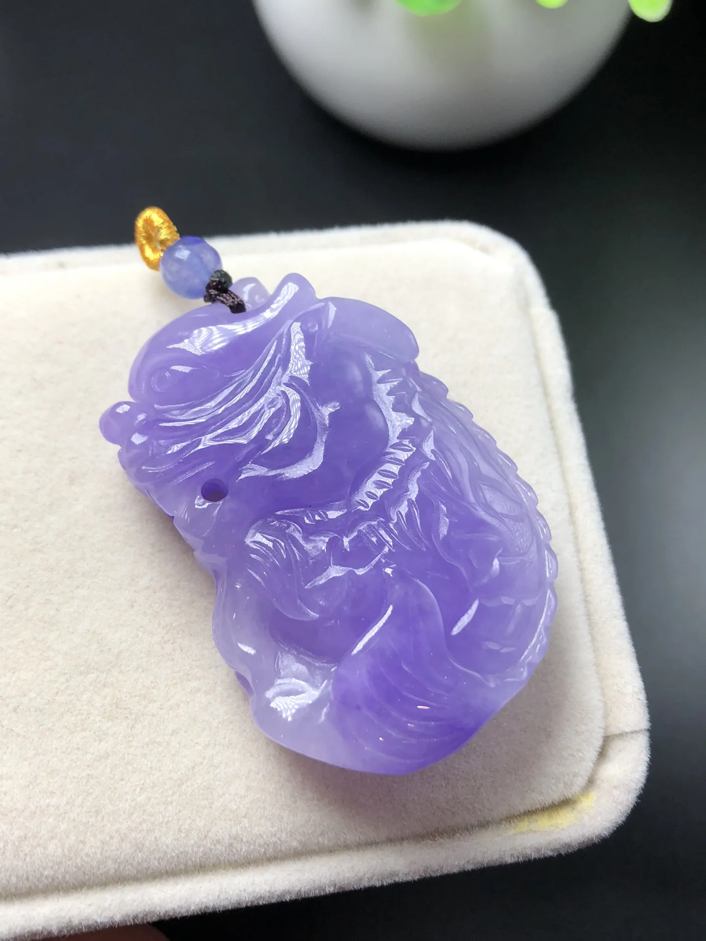 

Arowana Jadeite Chain Traditional Chinese Craftsmanship Natural Real Jade Holy Beast Dragon Ornaments Pendant Necklace Jewelry