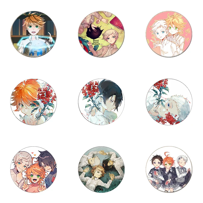 Новинка, обещанная Эмма, Эмма, мандарина, коллекционная брошь с изображением знаков, сумка, нагрудник для рюкзаков, одежды