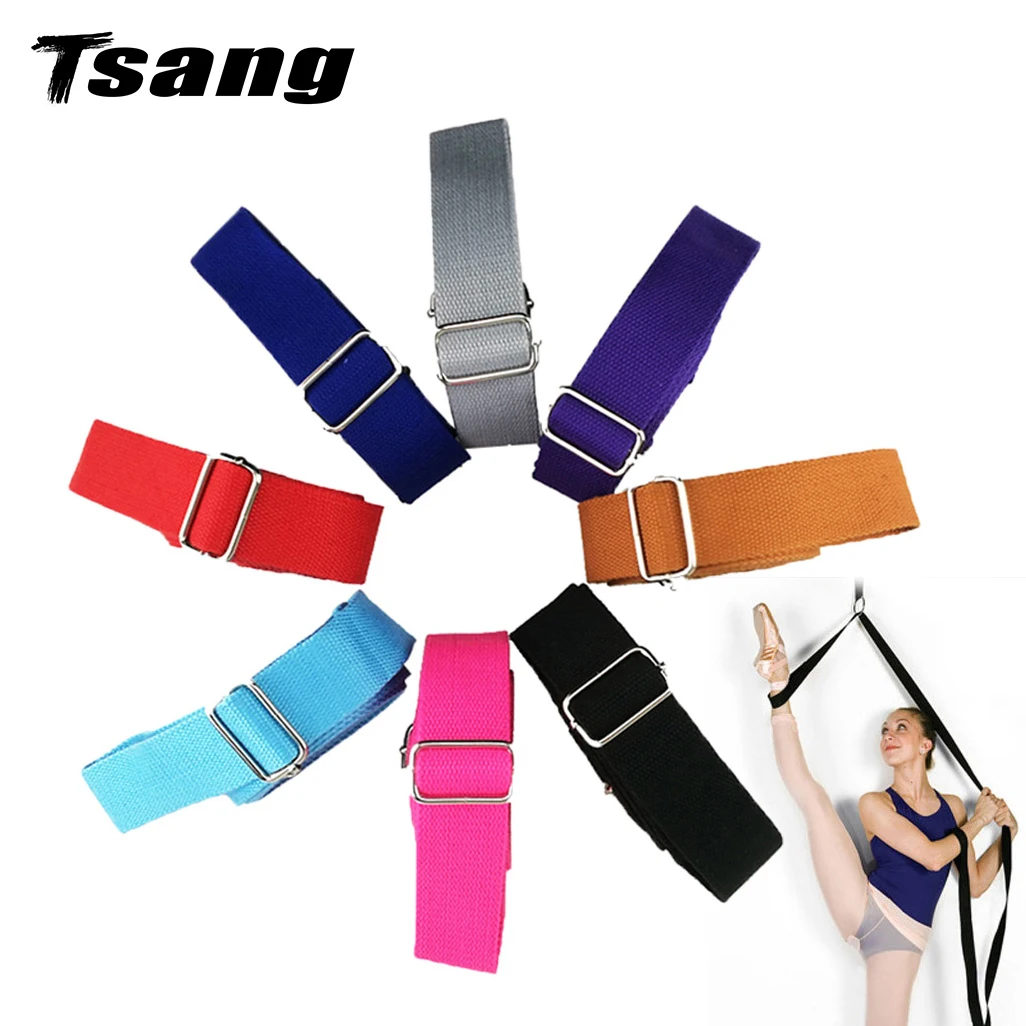 Leg Stretcher Strap On The Door Flexibility Stretching Dance Ballet Yoga Gymnastics Exercises Leg Stretch Home Adjustable Band