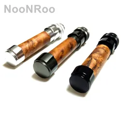 NooNRoo Down Locking Fly Wood Reel Seat, Aluminum and Wood Fishing Rod Building, DIY Repair, 20g per Pcs