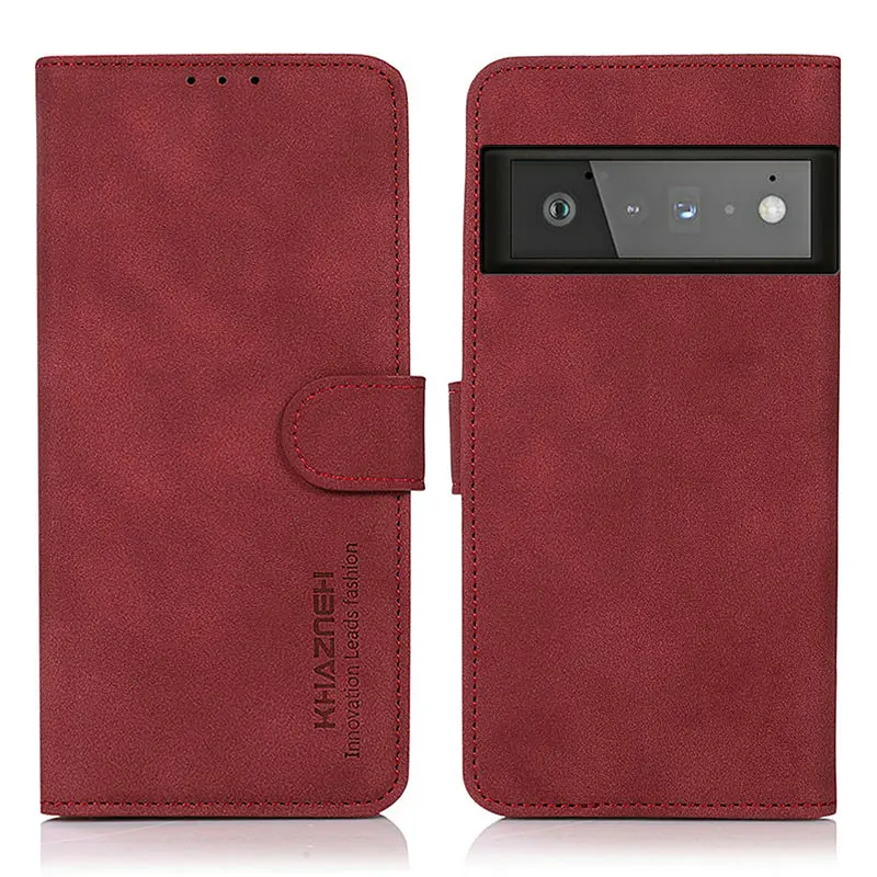 

Замшевый Чехол-книжка Pixel6 Pro 2021, текстурный деловой Гладкий кожаный чехол-книжка для Google Pixel 6, чехол Pixel 6Pro, кошелек Funda Shock