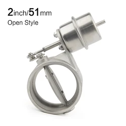NEW Universal Vacuum Activated Exhaust Cutout 2inch/51mm Open Style Pressure: about 1 BAR-Welding installation