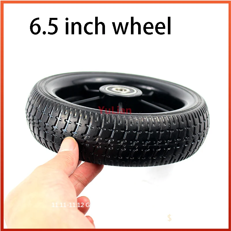 Cheap 6.5 inch wheels scooter polyurethane wheels and tires rear factory high quality wheels