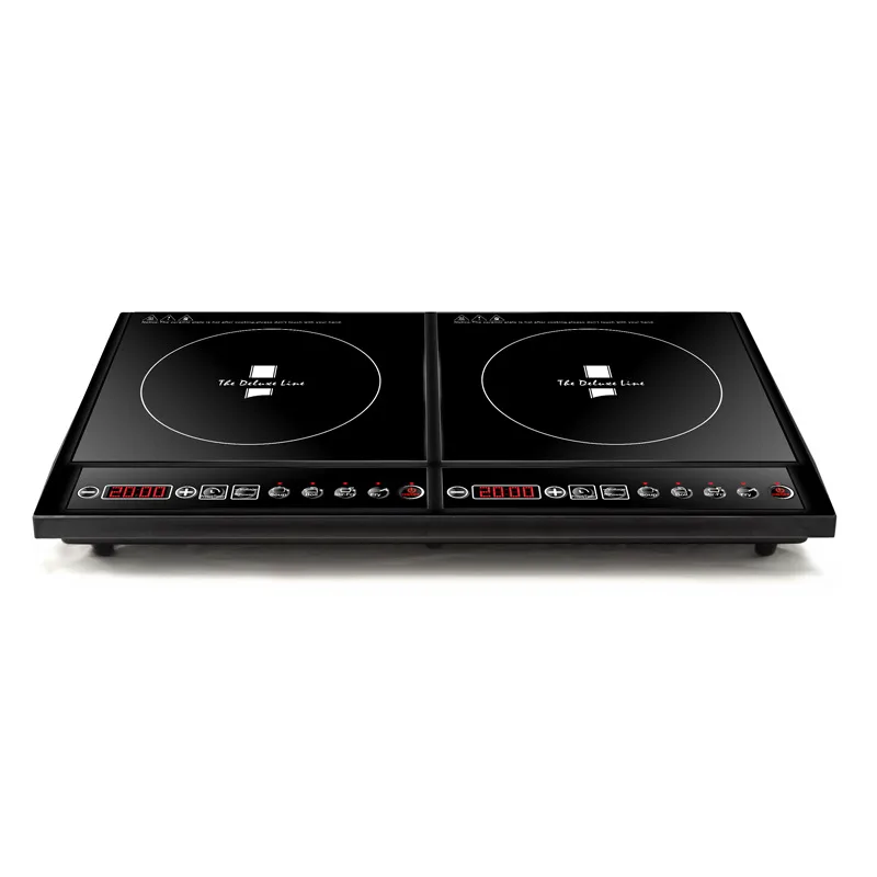 Double-burner stove 2000 watt high-power fire boiler built-in double stove induction cooker household