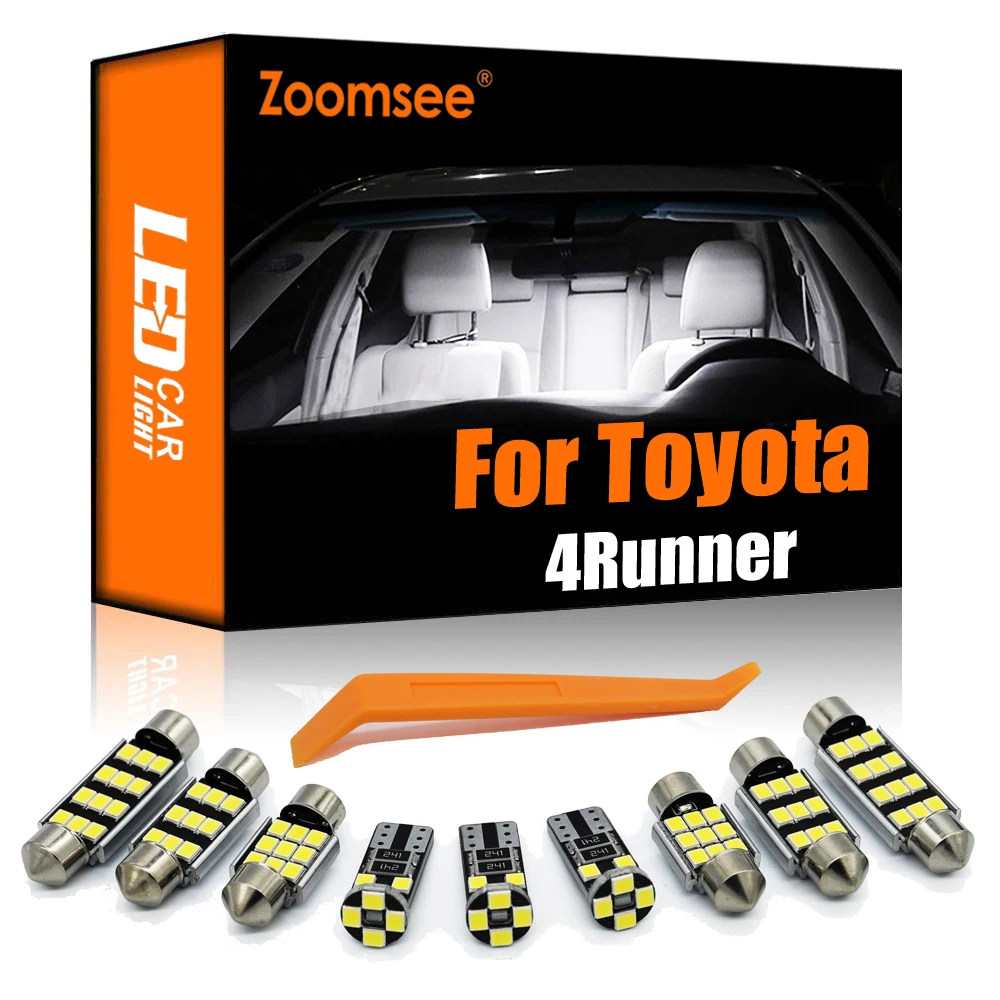 Zoomsee Canbus Interior LED For Toyota 4Runner 4WD 1989-2016 2017 2018 2019 2020 Vehicle Bulb Dome Map Trunk Light Car Lamp Kit