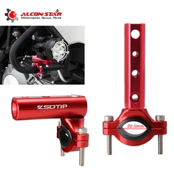 Alconstar Color Motorcycle Expansion Rack Rear View Handlebar Mirror Mount Adapter Motorbike Light Expansion Bracket