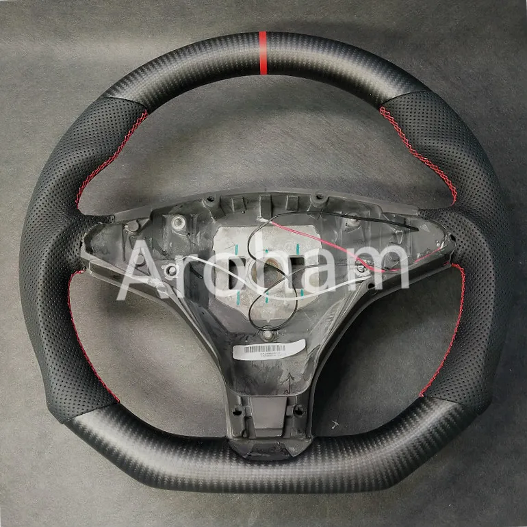 Matta Carbon Fiber Steering Wheel Customizable Cool Style For Tesla Model S Model Model X 2017 2018 2019 2020 2021