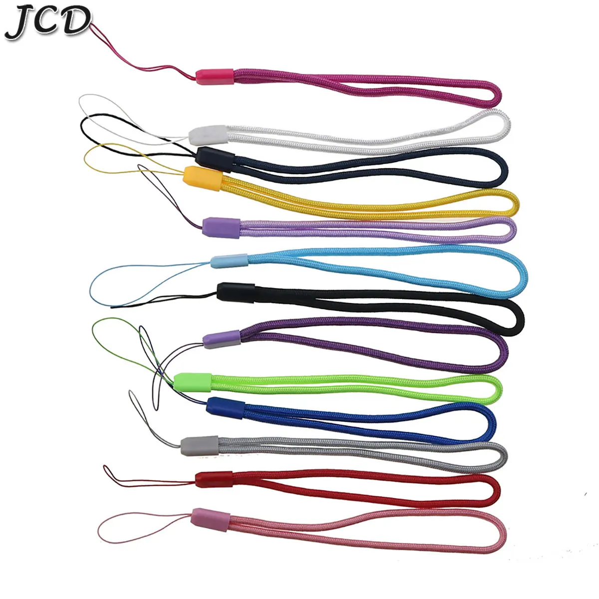 JCD Rainbow Braided Lariat Lanyard Wrist Hand Rope For GBA GBA SP Hand Strap