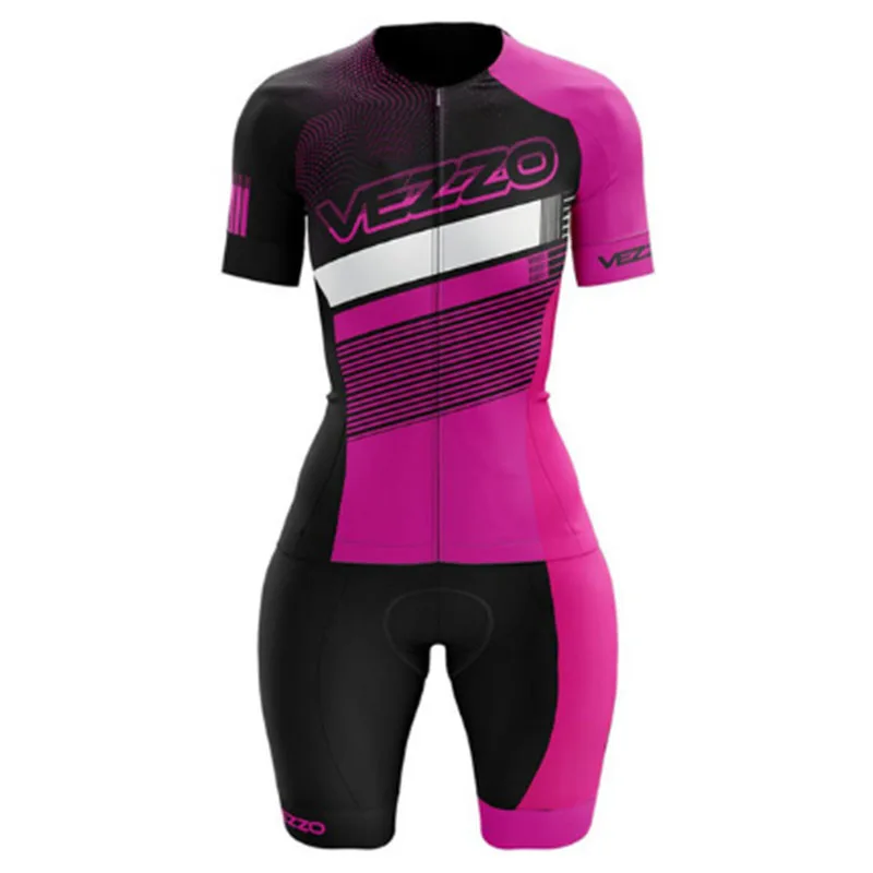 

2021VEZZO Women‘s Profession Cycling Skinsuit Sets Body Maillot Ropa Jumpsuit Kits Summer Couples Macaquinho Ciclismo Feminino