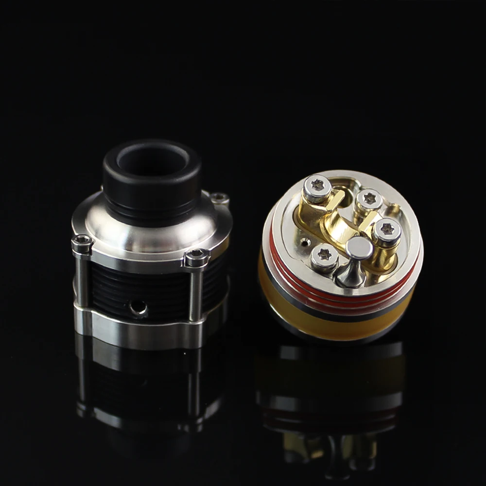 SXK Style Pyrogeyser RDTA 22mm Single/dual coil Rebuildable Vape Tank With BF Squonk Pin vs Venna V2 RDA / Haku Riviera RDTA
