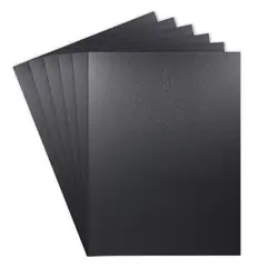 2pcs Black Abs Plastic Sheet Board Model Solid Flat  for DIY Materials for Home Decor Handcrafts Matte Textured Finish