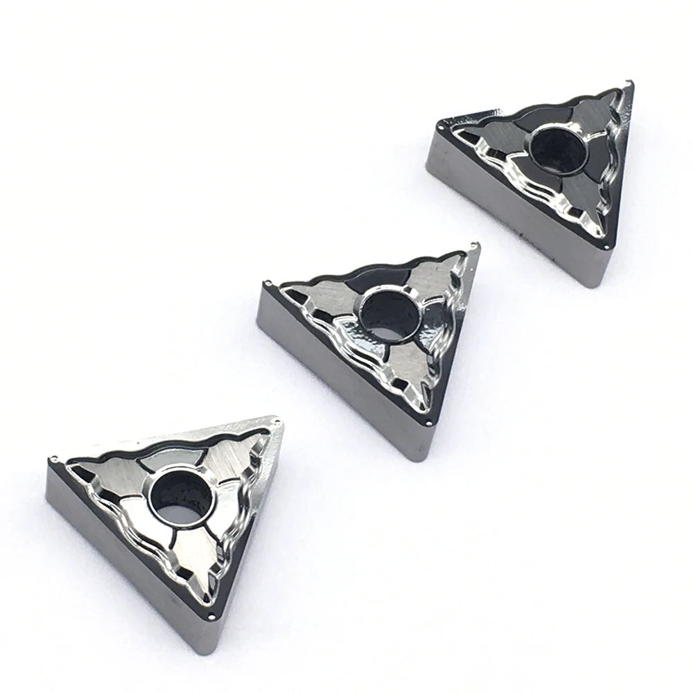 10PCS TNMG160408 HA H01 โลหะผสมอลูมิเนียมใบมีดคาร์ไบด์เครื่องกลึง CNC เครื่องมืออลูมิเนียมไม้เครื่องมือ