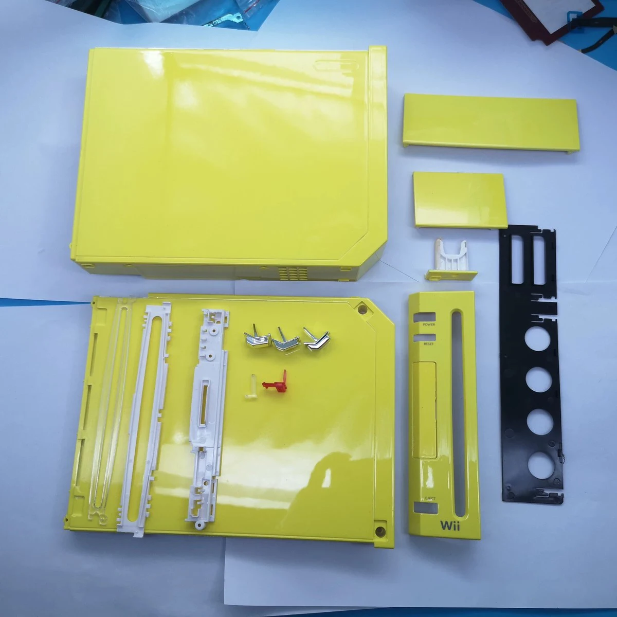 16 ألوان ل وي كامل شل الإسكان الإسكان استبدال أجزاء ل وي لعبة وحدة التحكم غطاء مع أجزاء صغيرة