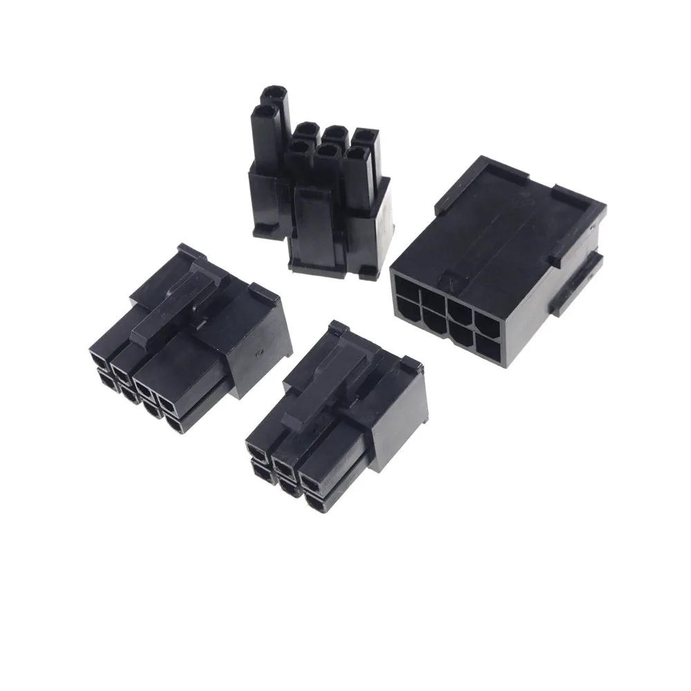 5Pcs 4.20 MM 6 8 6+2 Pin Male Female Housing PC Computer Video Card Graphics Card GPU PCI-E PCIe Power Connector Plug Receptacle