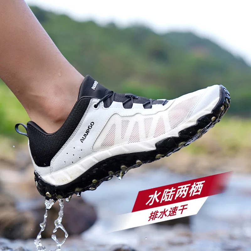 Summer Men's Aqua Shoes wading Quick-drying Breathble Fishing Shoes Women trekking Anti-slip Water Shoes hiking sports sneakers