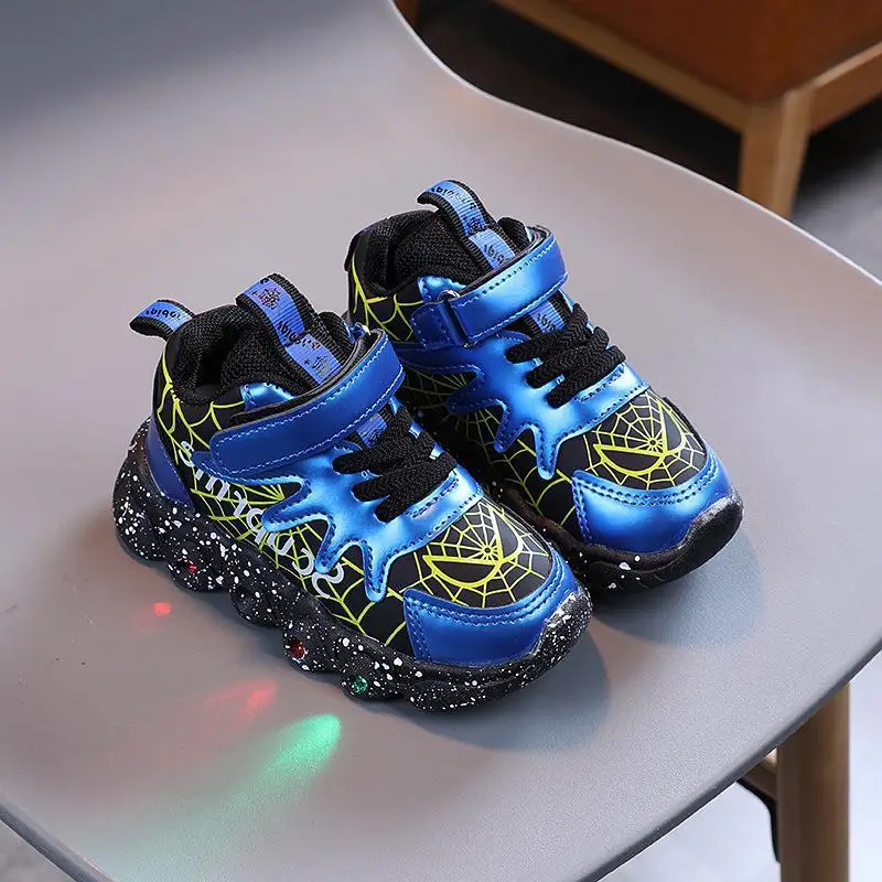 

Luminous Sports Shoes With Lights Children's Casual Shoes Retro Flashing Walking Shoe Baby Girls Boys Toddler Shoes Kid Sneakers