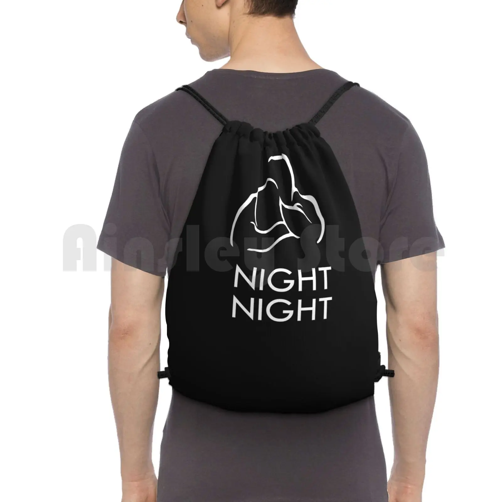 Jiu Jitsu Night Night Backpack Drawstring Bag Riding Climbing Gym Bag Jiu Jitsu Bjj Brazilian Jiu Jitsu Jitz Karate Martial