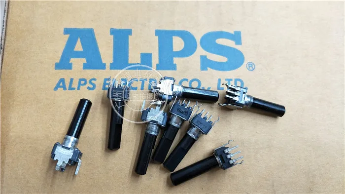 [BELLA]ALPS 09 Vertical Single potentiometer A5K A100K  D-shaft  30MM  handle 23MMF Potentiometer imports--10PCS/LOT