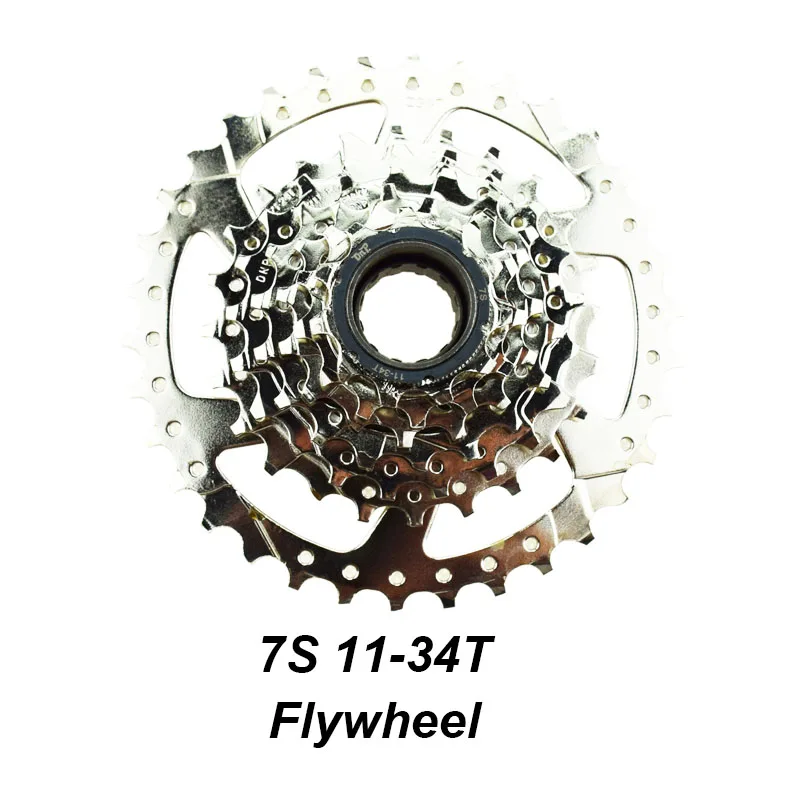 ドリフト-電動自転車用フライホイール7スピード,11-28t/11-34t,7スピード