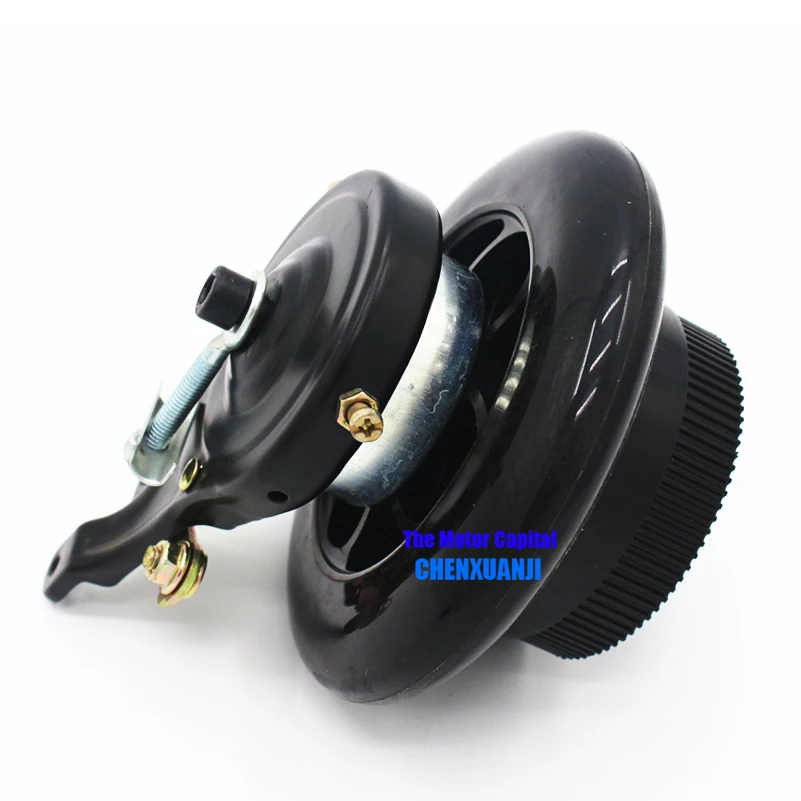 6 Inches PU Wheel 140mm Castor  for Electric Scooter Easy Folding   Skateboard Bicycle Children Front Rear