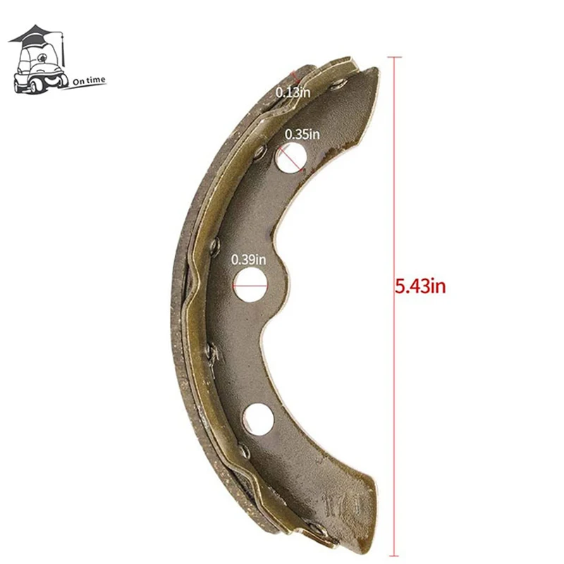 Brake Shoe (Set of 4) For Club Car 1995-up DS & Precedent Golf Cart OEM#1018232-01 101823201