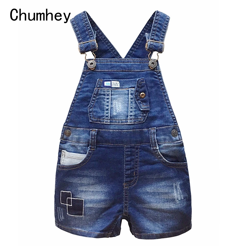 

Chumhey 0-5T Kids Overalls Summer Boys Girls Denim Shorts Jeans Tollder Rompers Children Clothes Bebe Jumpsuit Child Clothing