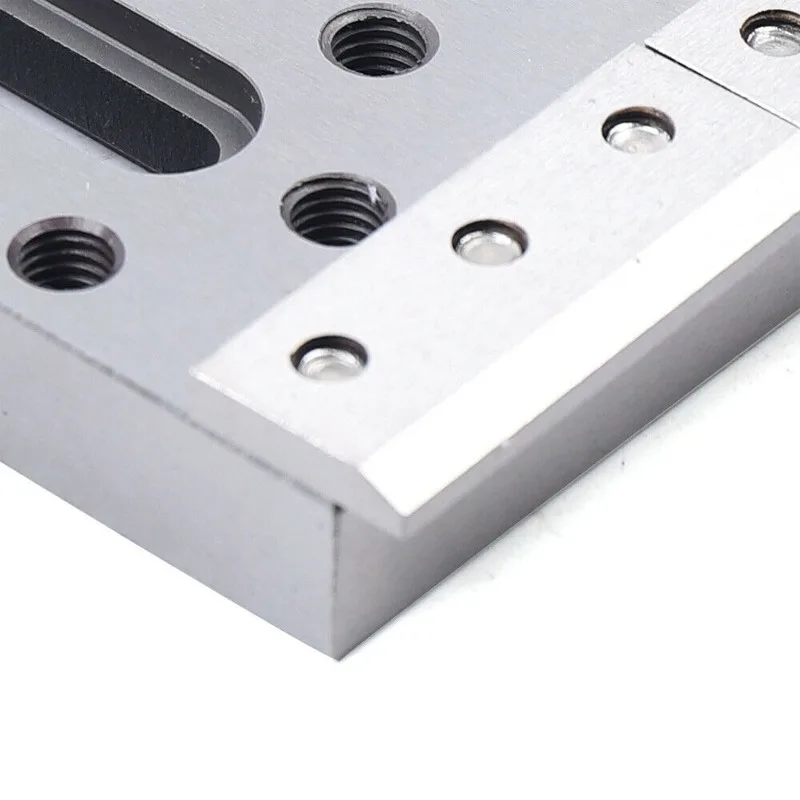 1PC M8 CNC Wire EDM Fixture Board Stainless Jig Tool 120x100X15mm Fit Leveling & Clamping