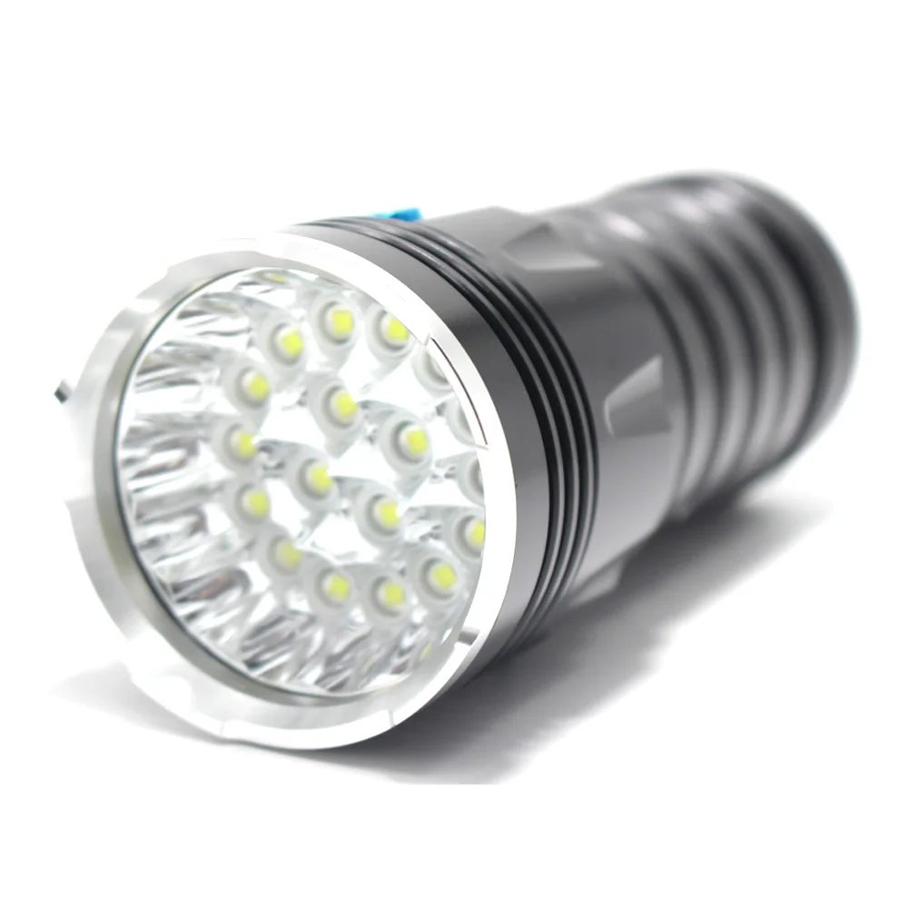 8000LM LED Flashlight 18xT6 Super Bright Torch USB Flash Lamp Hunting Camp indicator Light Use 4x18650 Battery