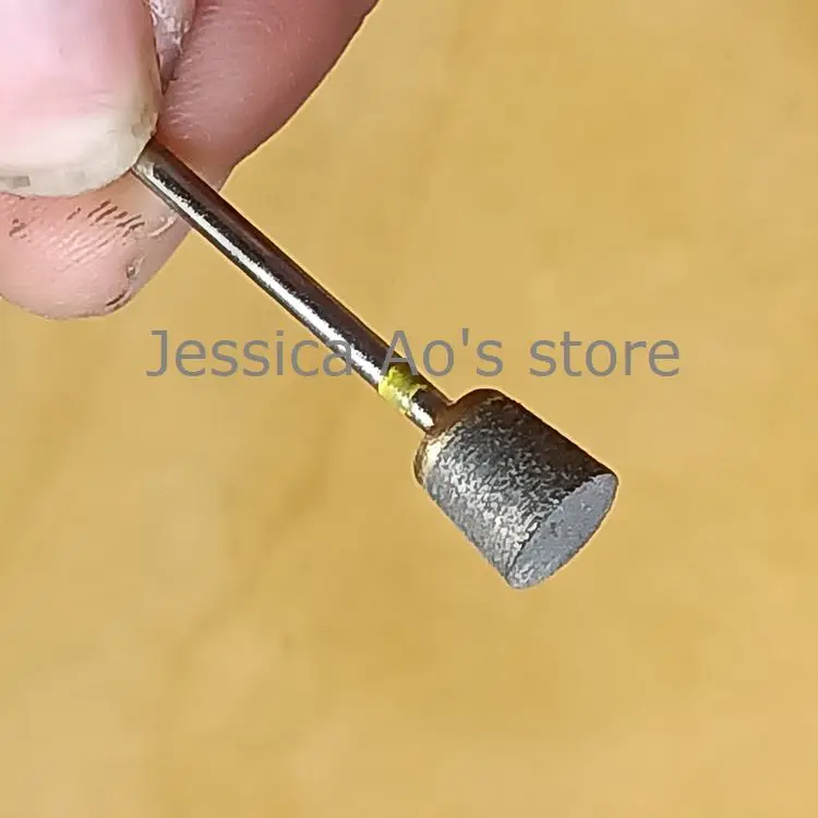 2.35mm gambo 600 grana bronzo sinterizzato diamante testa di macinazione sabbia Fine asta di macinazione brunitore gioielli di giada lucidatura della porcellana