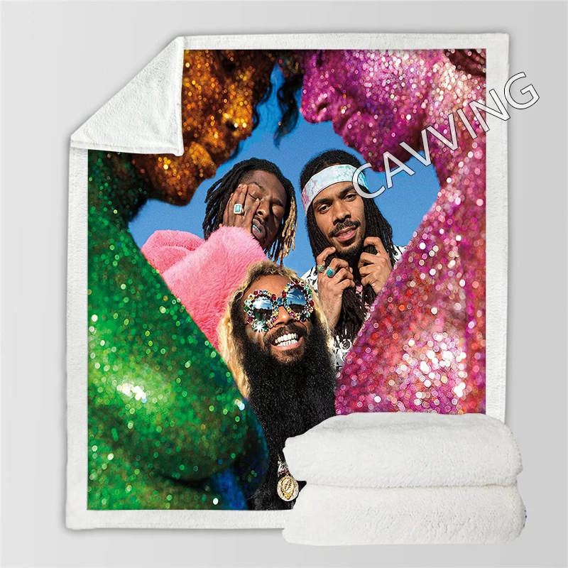 flatbush zombies  3D Print  Sherpa Blanket Rectangle Blanket Textiles Fleece Wearable Blanket Throw Blanket Home Decor