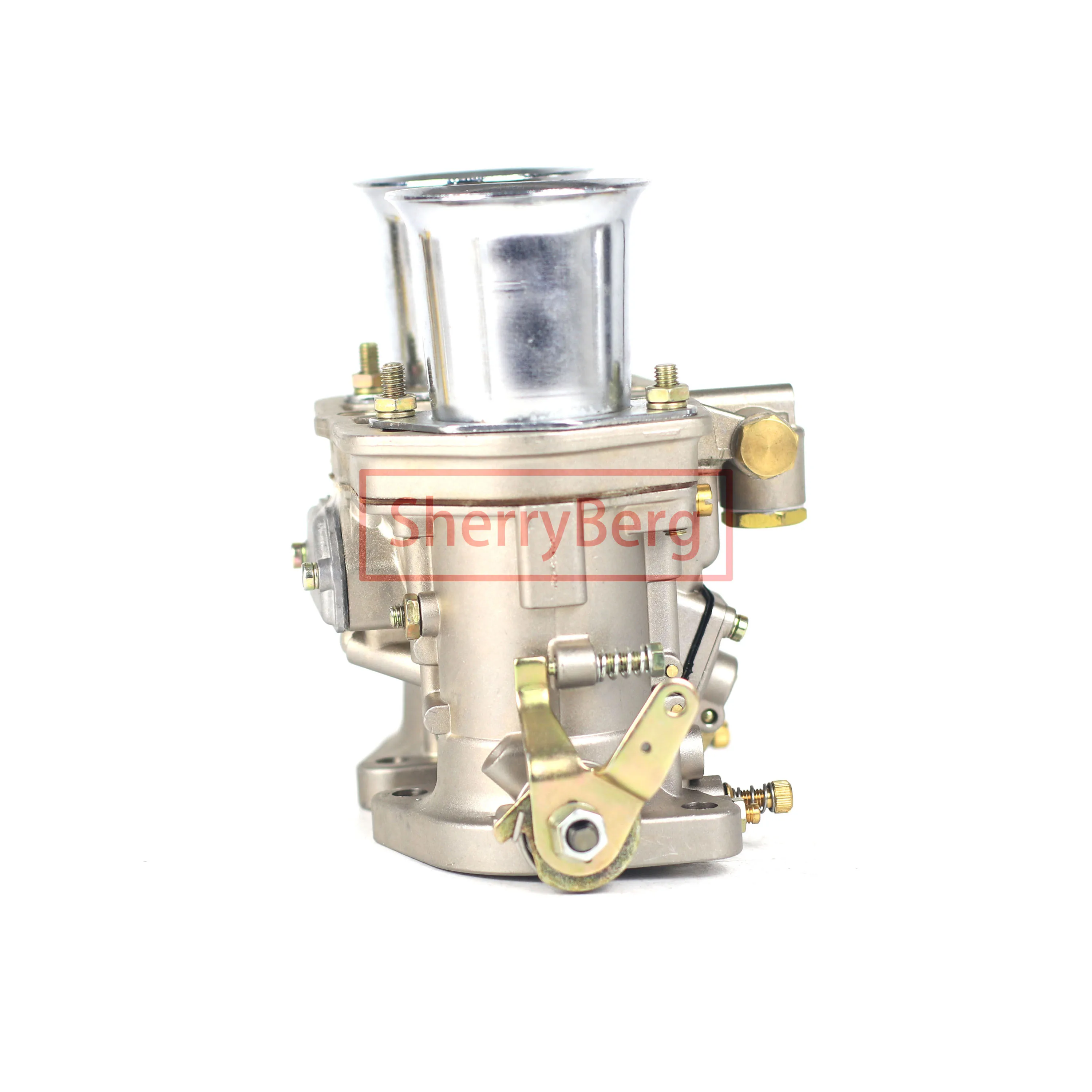 Sherryberg 48IDF Carburator Carb Carburetor Chrome Alcohol For Bug/Beetle/VW/Fiat/Porsche Solex Weber EMPI EMP