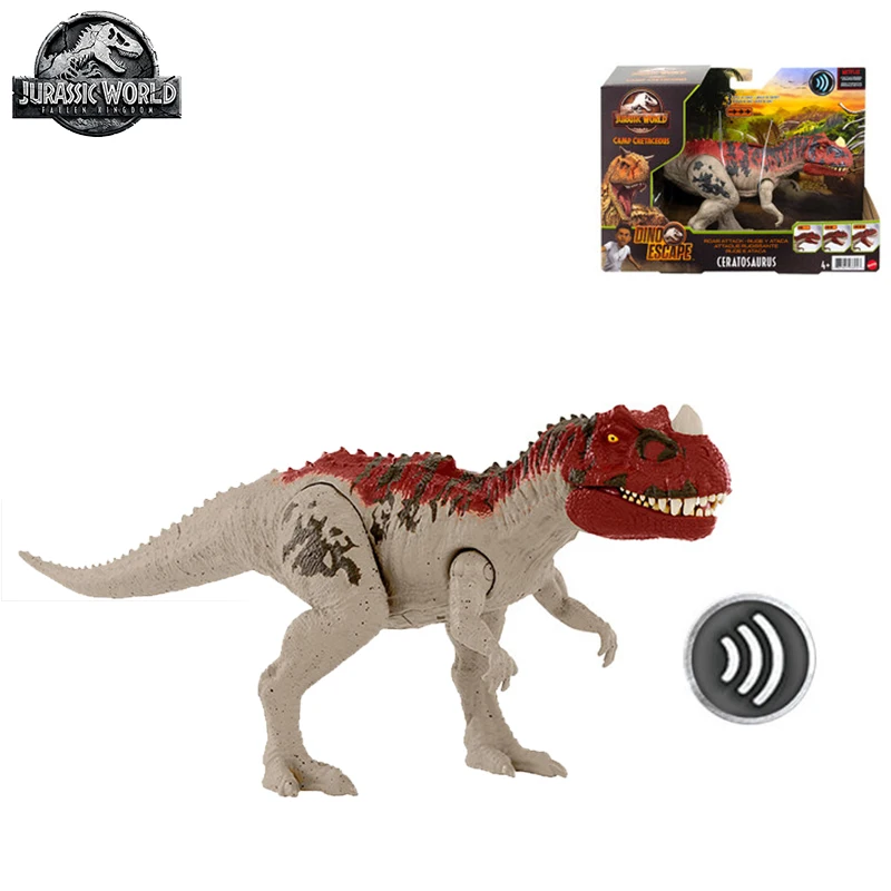 Original Jurassic World Dinosaurs Anime Action Figure Indominus Rex Tyrannosaurus Kid Boy Toys for Children Birthday Gift Mattel