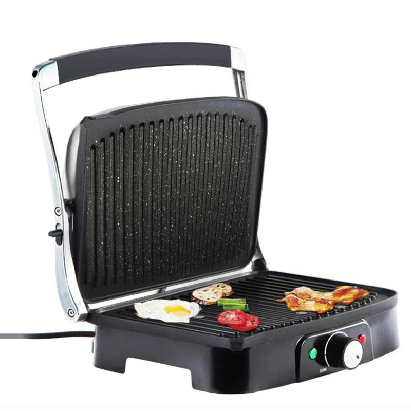 Smokeless Nonstick Grill Barbecue Sausage Machine Sandwich Breakfast Baking Machine Burger Toasted Bread Grill Machine