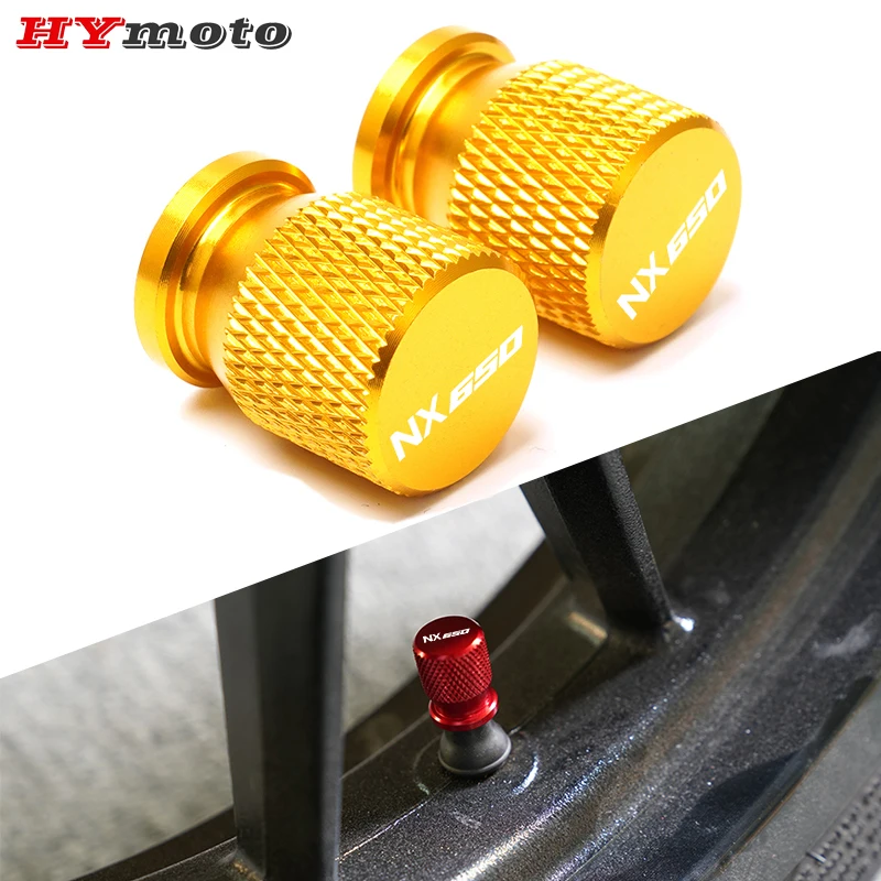 For Honda NX650 NX 650 J-X DOMINATOR 1988-1999 1989 1990 Motorcycle Tire Valve Air Port Stem Cover Cap Plug Aluminum Accessories